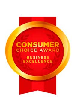 Consumer Choice Award for Business Excellence